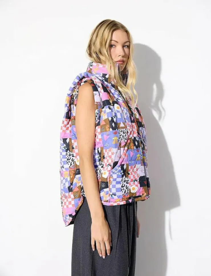 Hunkøn Roxanna Short Vest - Vadderade västar|Kvinnor Västar