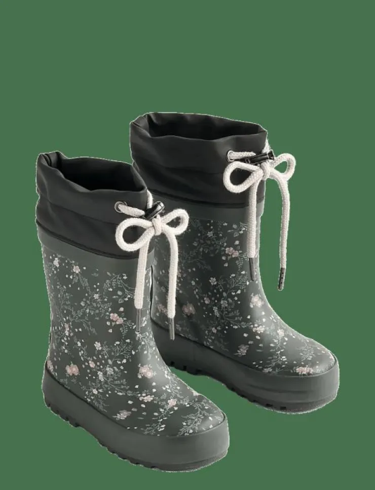 Wheat Rubber Boot Thermo Print - Höga gummistövlar|Barn Regnkläder|Gummistövlar
