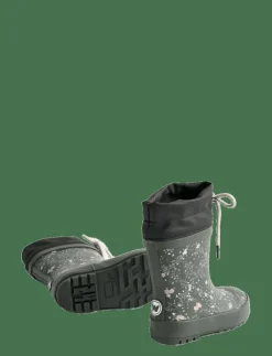 Wheat Rubber Boot Thermo Print - Höga gummistövlar|Barn Regnkläder|Gummistövlar