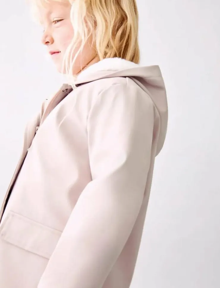 Mango Rubberised coat with fur-effect lining - Jackor|Barn Regnkläder