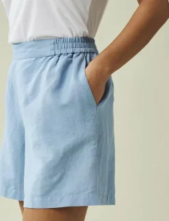Lexington Clothing Ruby Linen Blend Shorts - Casual shorts|Kvinnor Shorts