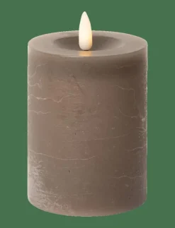 C'est Bon Ljus|Rustic finish LED pillar candle - Dekoration