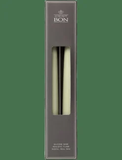 C'est Bon Ljus|Rustic finish LED taper candle 2-pack - Dekoration