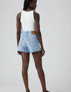 Kvinnor Levi's® Shorts|80S MOM SHORT COOL WISE OWL - Jeansshorts