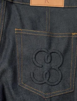 Filippa K 90s Stretch Button Front Jeans - Utsvängda jeans|Kvinnor Denimkläder