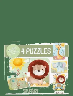 Barbo Toys Safari Touch & Feel Puzzles - Klassiska pussel|Barn Pussel & Spel