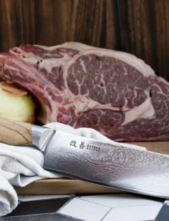 Satake Kaizen Nakiri, Grönsakskniv - Santokuknivar| Köksknivar & Knivtillbehör