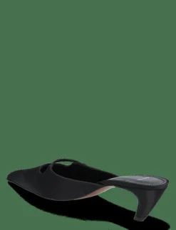 Mango Satin kitten-heel shoes - Mules med klack|Kvinnor Mules & Slip-Ins