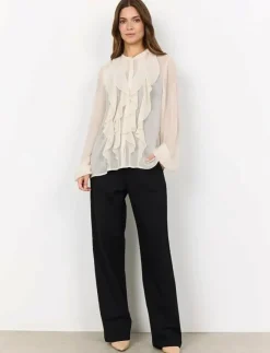 Soyaconcept SC-NAIA - Långärmade blusar|Kvinnor Plus Size & Curvy|Blusar & Skjortor