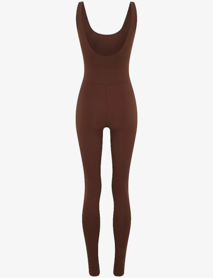 Kvinnor Girlfriend Collective Toppar & T-Shirts|Plus Size & Curvy|Scoop Back Unitard, Long - Jumpsuits & Bodies
