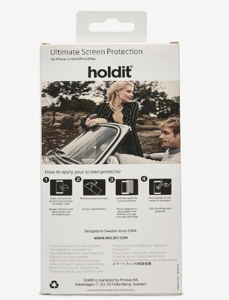 Kvinnor Holdit Mobilaccessoarer|Mobilaccessoarer|Screen Protector iPhone 11/XR/12/12 Pro - Skärmskydd