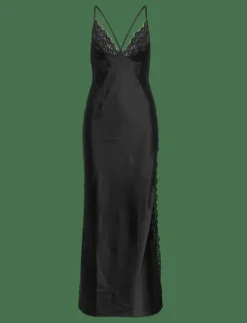 Kvinnor Hunkemöller Pyjamas & Loungewear|Bodies & Underklänningar|SD LONG SATIN LACE MYA - Nattlinnen