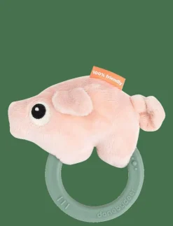 Done by Deer Sensory rattle w/teether Pigee - Bitleksaker|Barn Babyleksaker|Babyleksaker