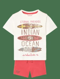Barn Boboli Set|Set knit - Set med kortärmad t-shirt