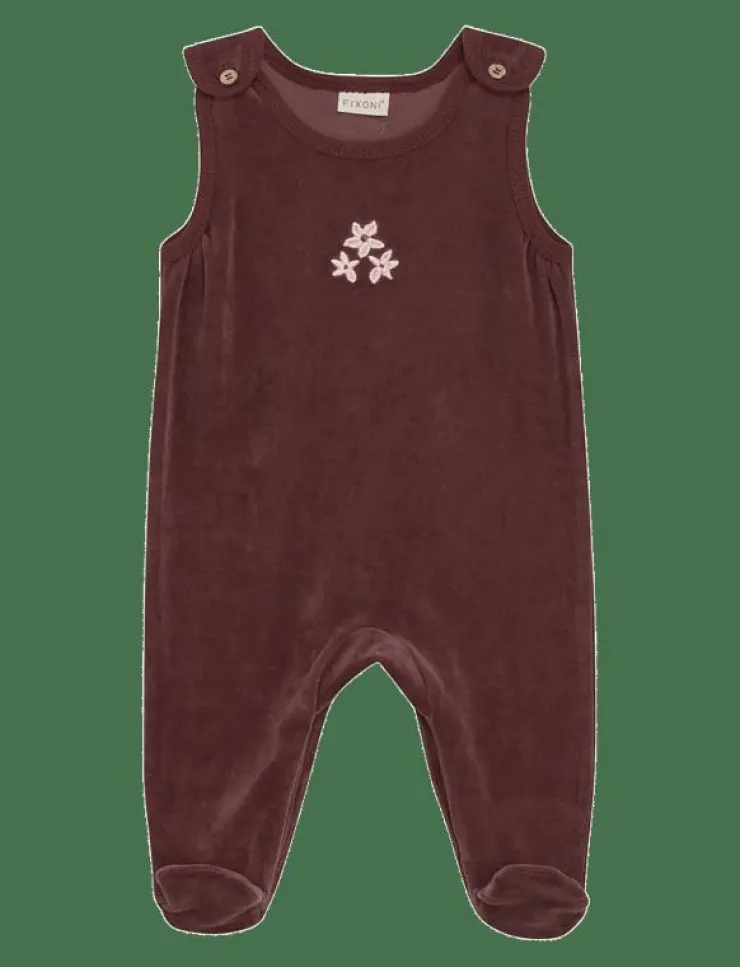 Fixoni Set w. Body and Velour Romper - Set med body|Barn Set