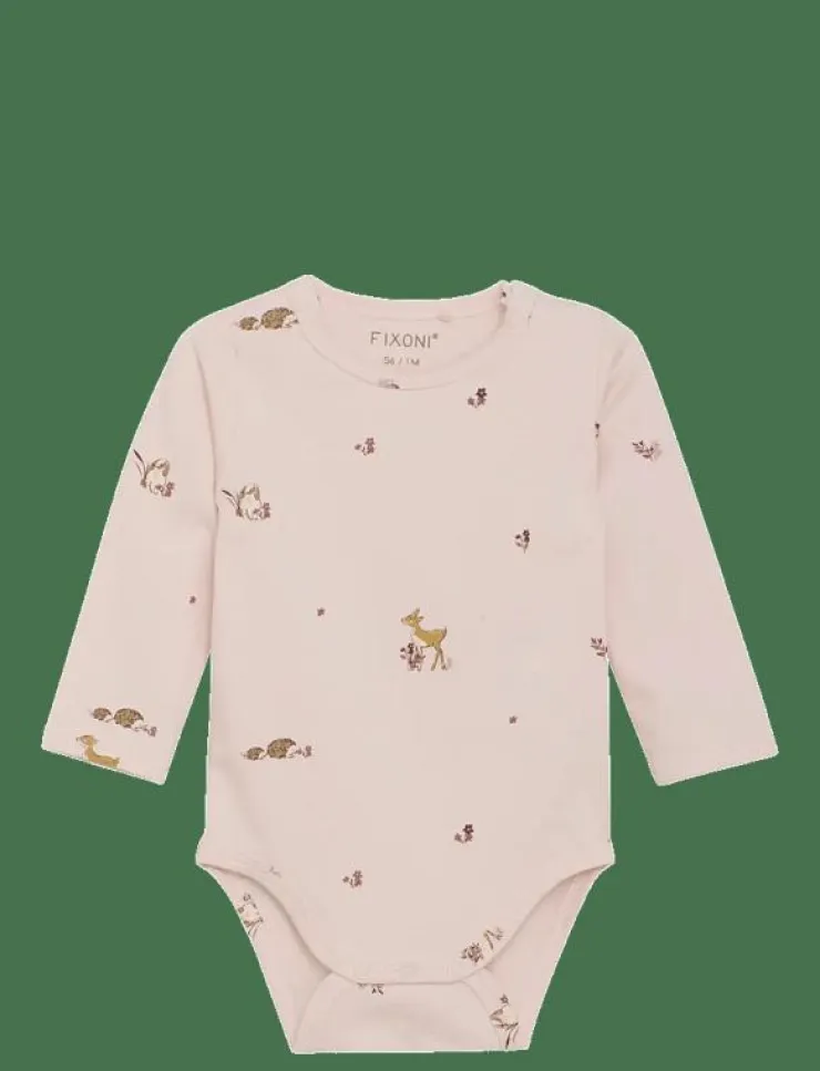 Fixoni Set w. Body and Velour Romper - Set med body|Barn Set