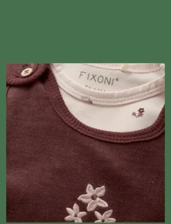 Fixoni Set w. Body and Velour Romper - Set med body|Barn Set