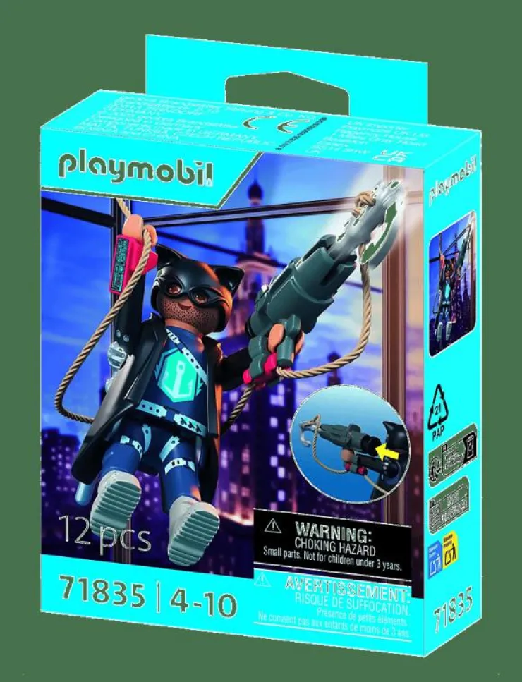 Barn PLAYMOBIL Leksaksset & Leksaksfigurer|Playmobil Leksaker|Shadow Super Hero - Figures