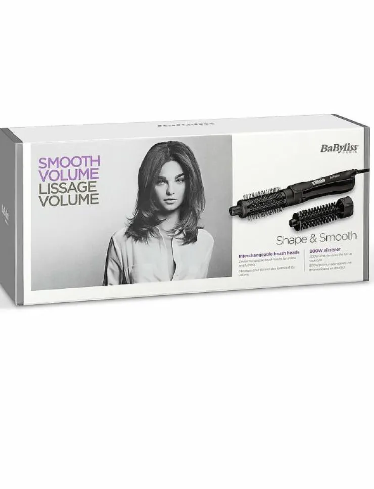 BaByliss Shape & Smooth - Värmeborste|Kvinnor Hår