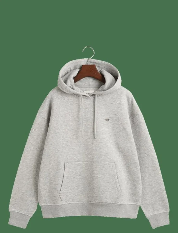 Kvinnor GANT Kläder|SHIELD HOODIE - Huvtröjor