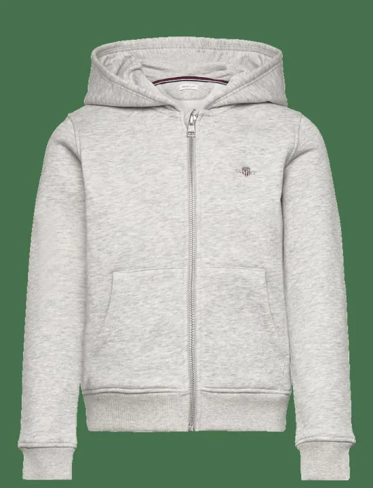 GANT SHIELD ZIP HOODIE - Huvtröjor|Barn Överdelar