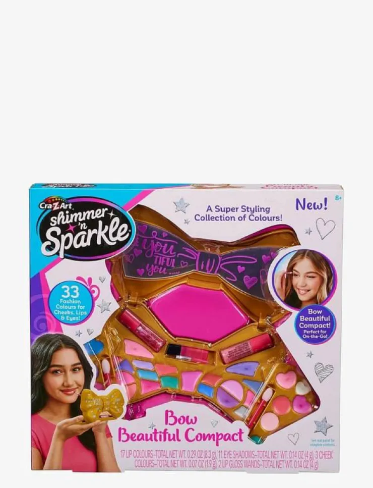 Barn SHIMMER N SPARKLE Maskeradkläder & Tillbehör|BOW BEAUTIFUL COMPACT - Smink
