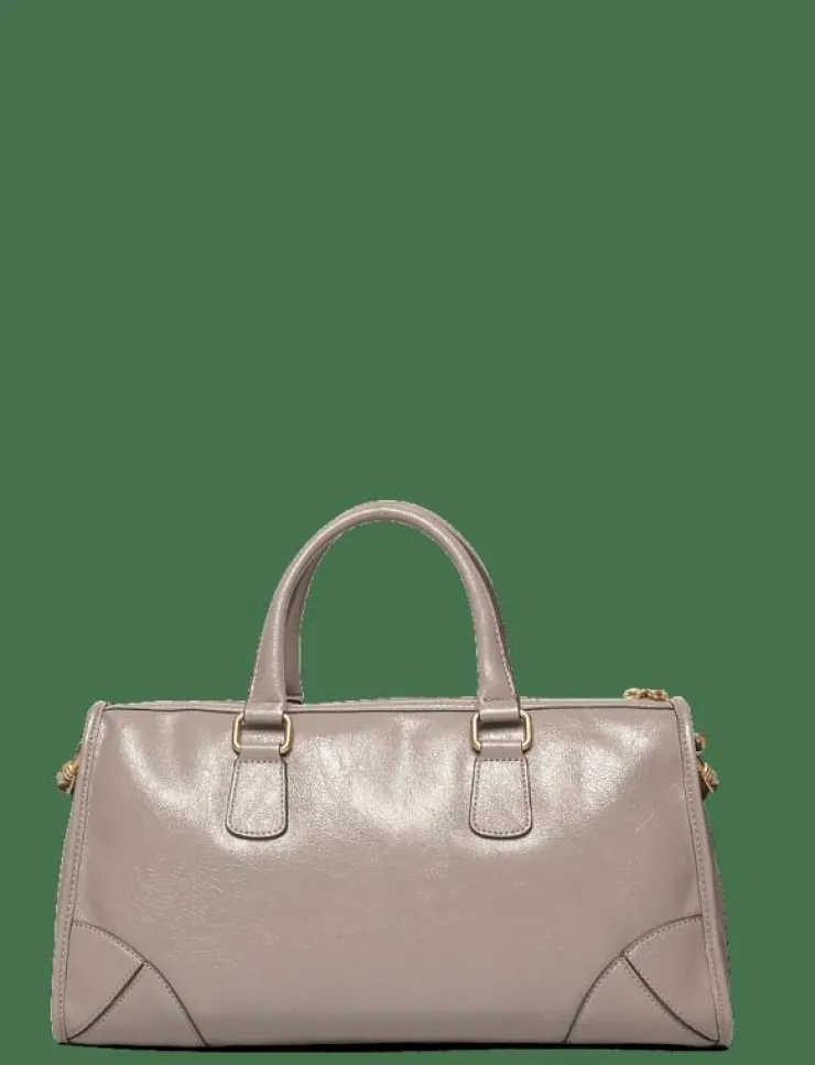 Kvinnor Mango Handväskor|Shiny handbag with handles - Handväskor
