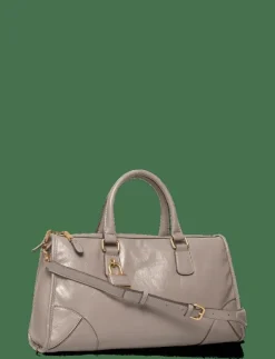 Kvinnor Mango Handväskor|Shiny handbag with handles - Handväskor