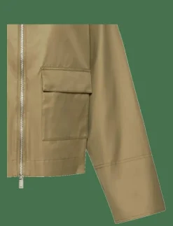 Kvinnor Calvin Klein Jackor & Kappor|SHORT COTTON JACKET - Tunna jackor