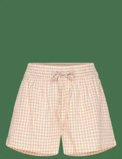 Kvinnor Hunkemöller Pyjamas & Loungewear|Short Linen Check - Shorts