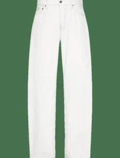 Kvinnor Calvin Klein Jeans Denimkläder|Jeans|SIGNATURE 90s STRAIGHT CHALK - Straight jeans