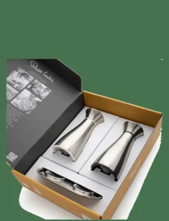 Robert Welch Köksredskap|Signature (SA) Medium Mills and SS Tray 3-piece - Salt- och pepparkar