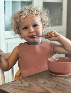 Barn Everyday Baby Mata|Silicone Bib with belts - Haklappar
