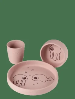 Done by Deer Silicone dinner set Sea friends - Serveringsset|Barn Mata