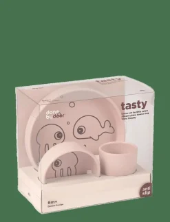 Done by Deer Silicone dinner set Sea friends - Serveringsset|Barn Mata
