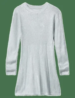 Calvin Klein COATED LS SWEATER DRESS - Långärmade vardagsklänningar|Barn Klänningar & Kjolar