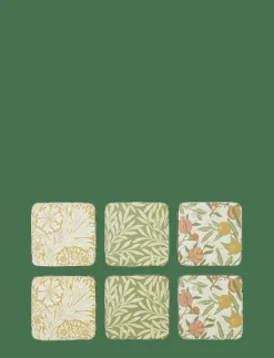 Morris & Co Serveringstillbehör|Simply Mixed Coasters - set of 6 - Serveringstillbehör