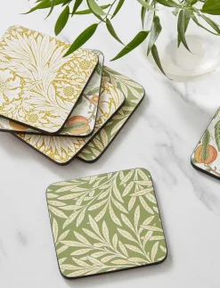 Morris & Co Serveringstillbehör|Simply Mixed Coasters - set of 6 - Serveringstillbehör