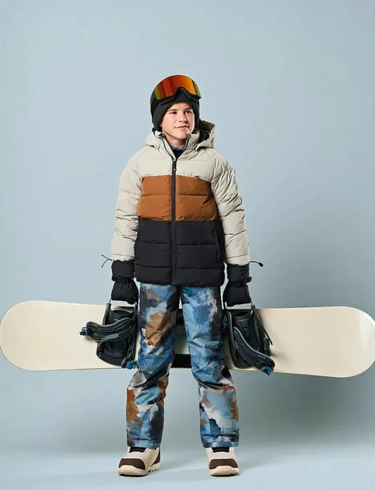 Barn Color Kids Vinterkläder|Ski Jacket -Quilt & Colorblock - Vinterjacka
