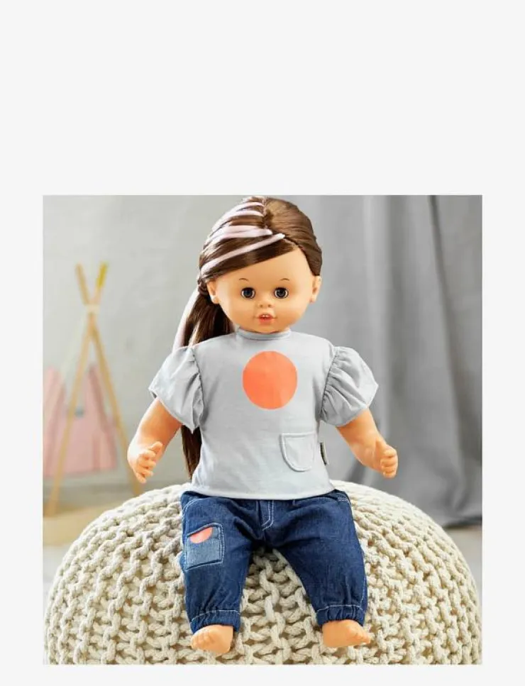Barn Skrållan Dockor & Tillbehör|SKRÅLLAN JEANS & T-SHIRT 45 CM - Dockkläder