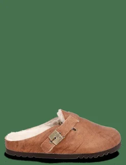 Kvinnor Scholl Clogs|Platta Skor|SL GRACE SUEDE - Platta mules