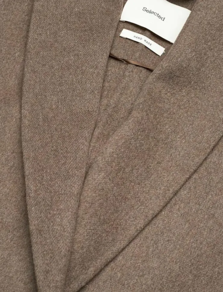 Kvinnor Selected Jackor & Kappor|SLFALIA HANDMADE JACKET - Ullkappor