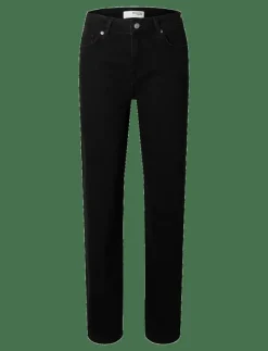 Kvinnor Selected Denimkläder|Jeans|SLFALICE MW STRAIGHT JEANS NOOS - Straight jeans