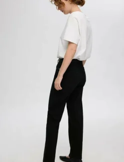 Kvinnor Selected Denimkläder|Jeans|SLFALICE MW STRAIGHT JEANS NOOS - Straight jeans