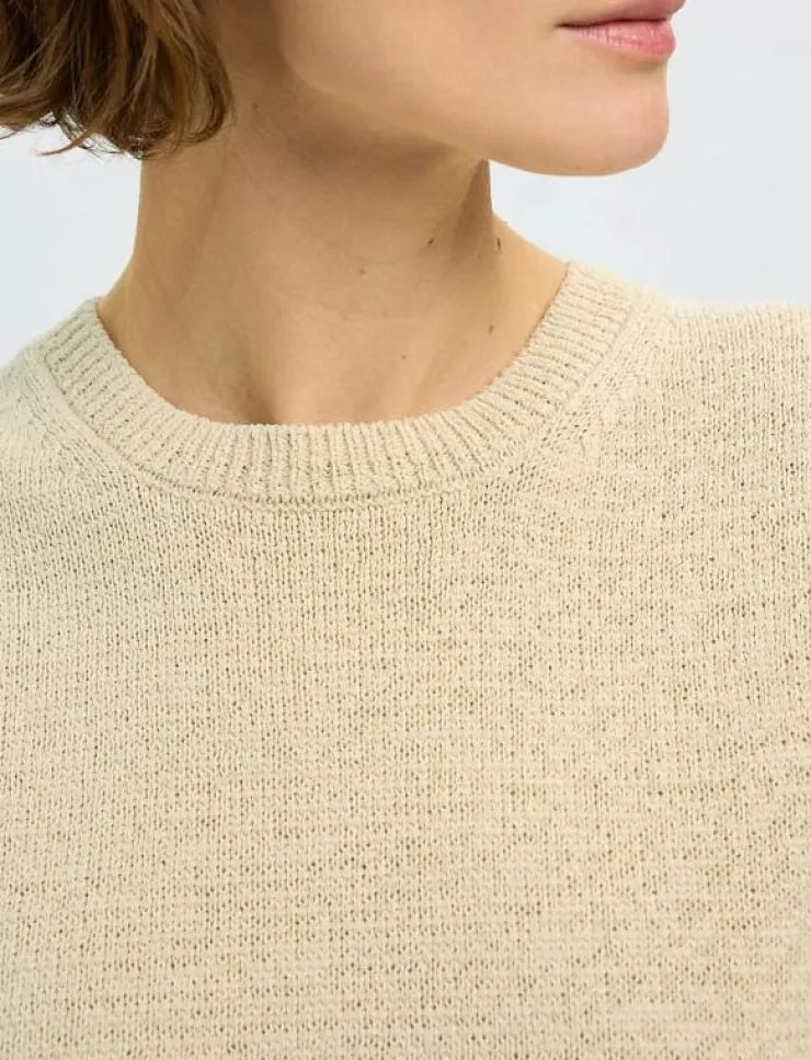 Kvinnor Selected Västar|SLFALMA SL KNIT VEST - Stickade västar