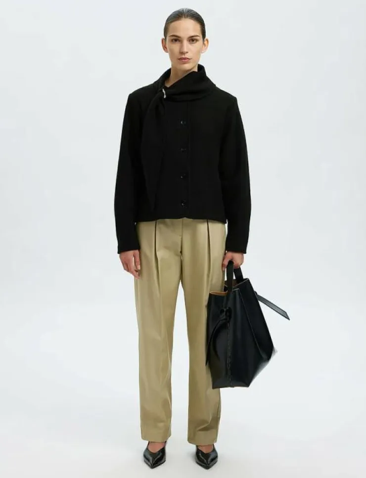 Kvinnor Selected Jackor & Kappor|SLFDARLA LS KNIT JACKET - Ulljackor