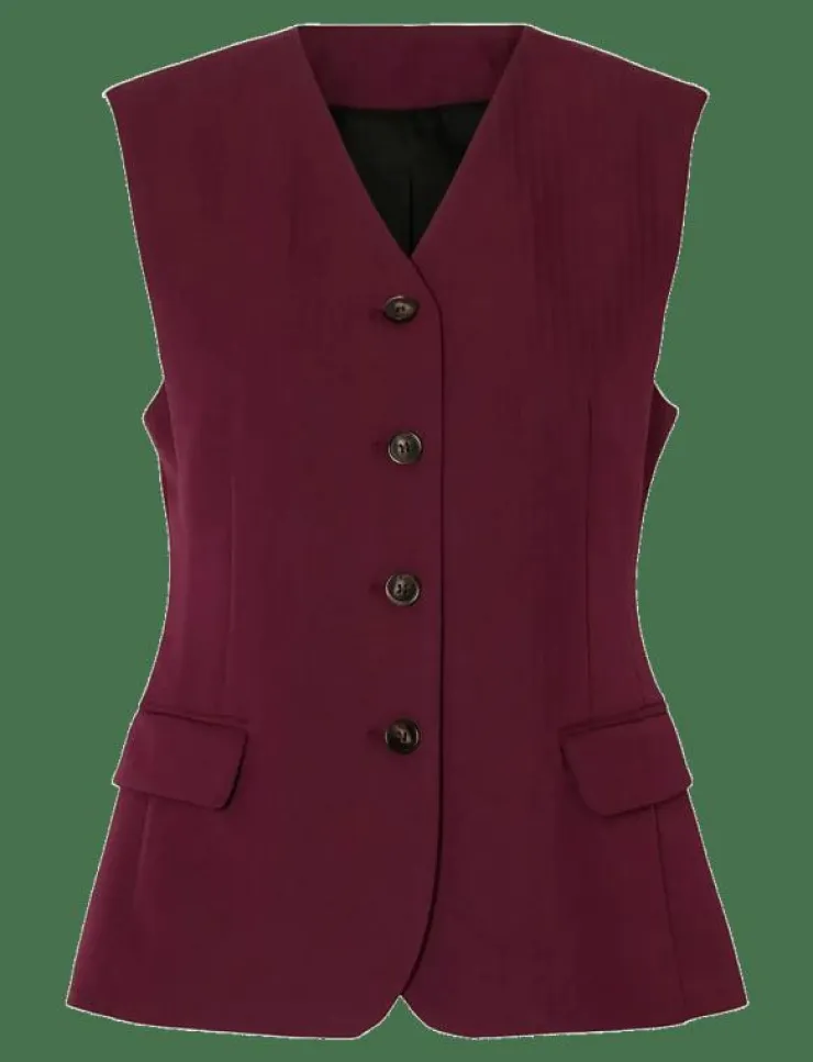 Selected SLFFEDORA VEST - Vadderade västar|Kvinnor Västar