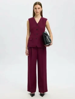 Selected SLFFEDORA VEST - Vadderade västar|Kvinnor Västar