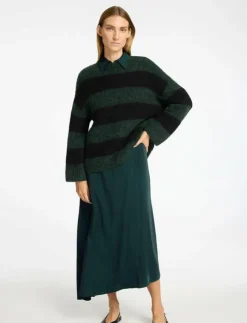 Kvinnor Selected Kjolar|SLFJEAN MW ASYMETRIC ANKLE SKIRT B - Maxikjolar
