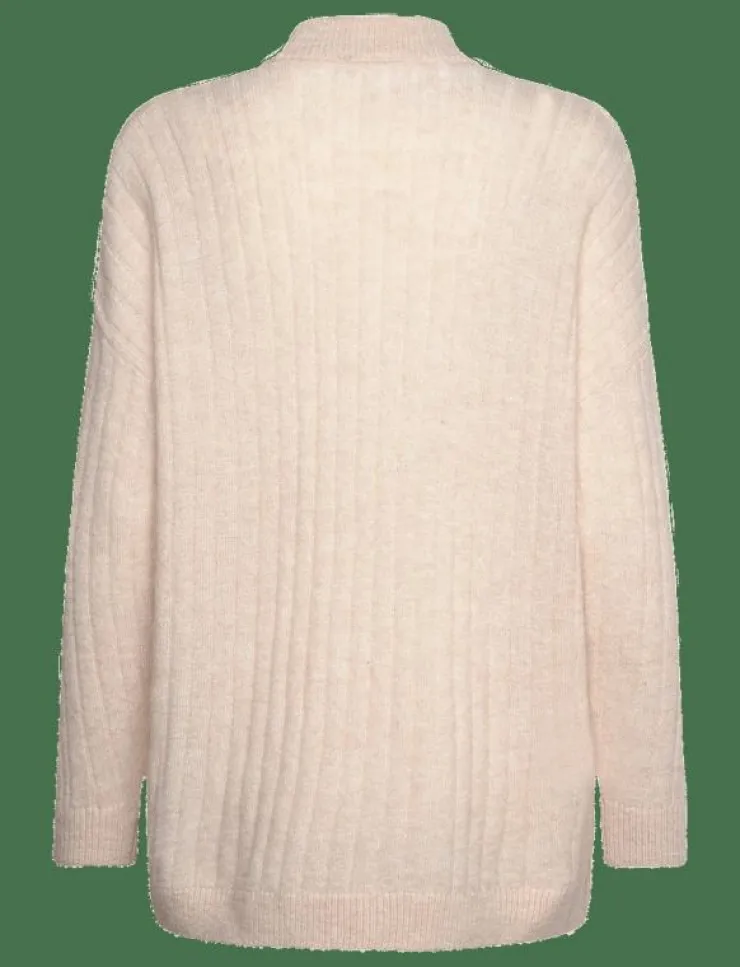 Kvinnor Selected Stickat|SLFMALINE LS KNIT HIGH NECK NOOS - Stickat